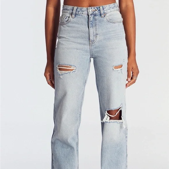 PacSun Light Blue Boyfriend Jeans - Picture 1 of 2